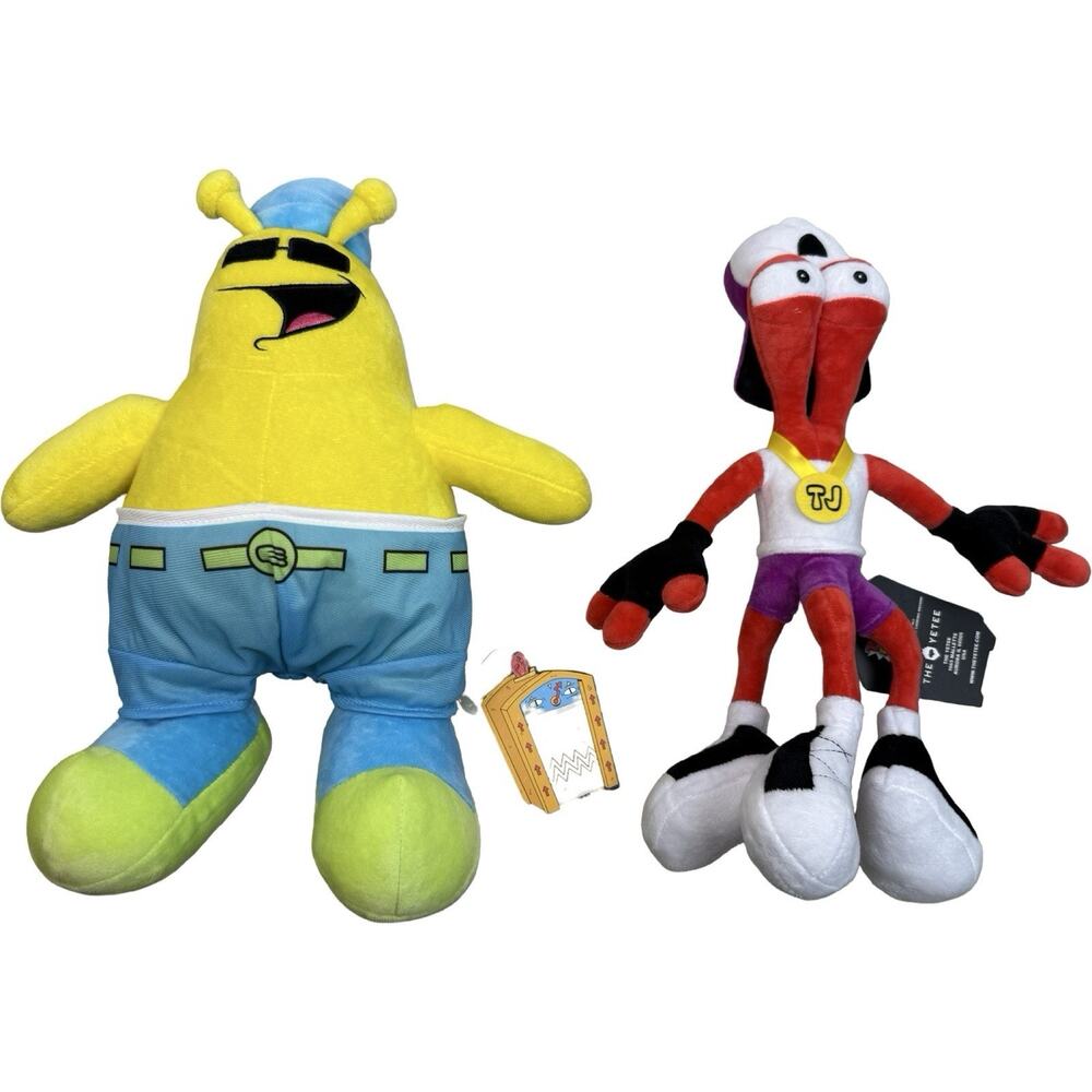 ToeJam And Earl Back In The Groove Plush Plushie Toy Set Yetee 15" SEGA